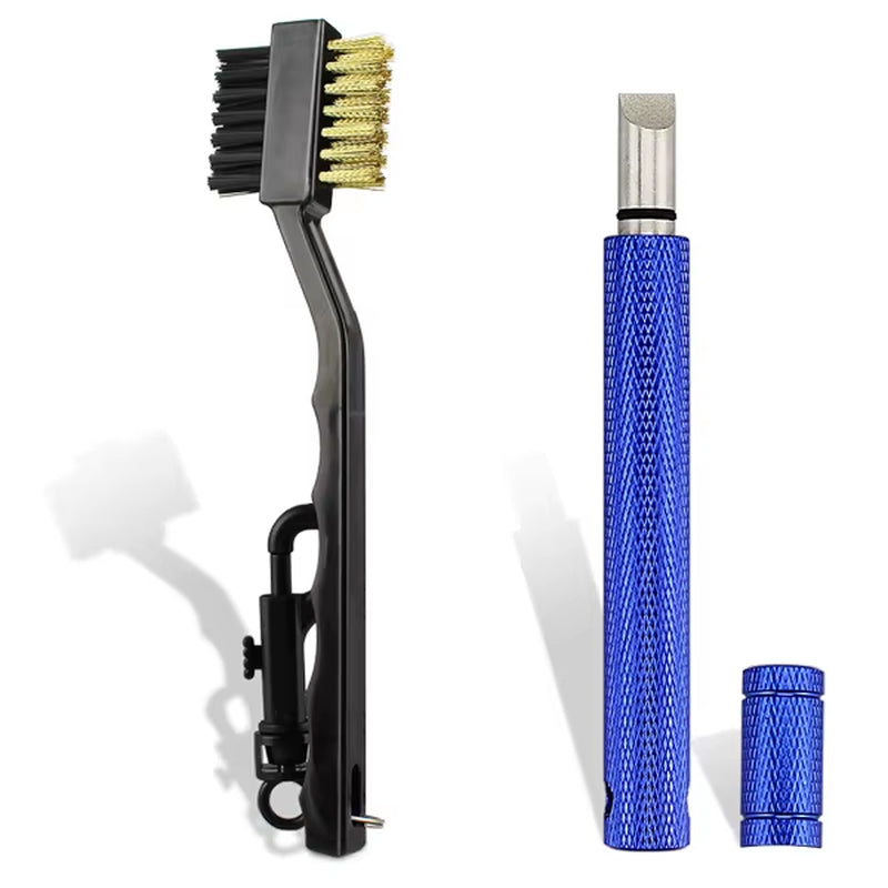 2Pcs/Set Golf Club Brush and Club Groove Sharpener 